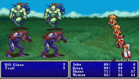 final fantasy psp screenshot