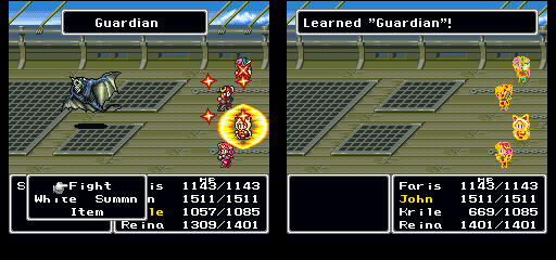 final fantasy v guardian spell