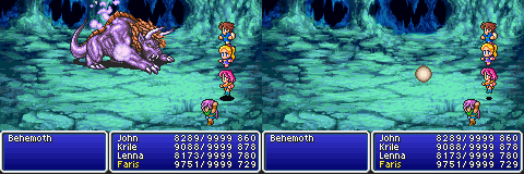 final fantasy v advance titan's grotto