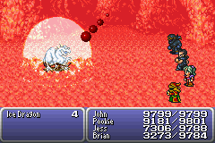 final fantasy vi advance boss ice dragon