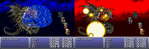 final fantasy vi advance boss kaiser dragon