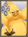 final fantasy kingdom, final fantasy viii Chubby Chocobo card