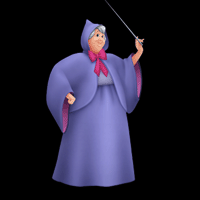 kingdom hearts character fairy godmother