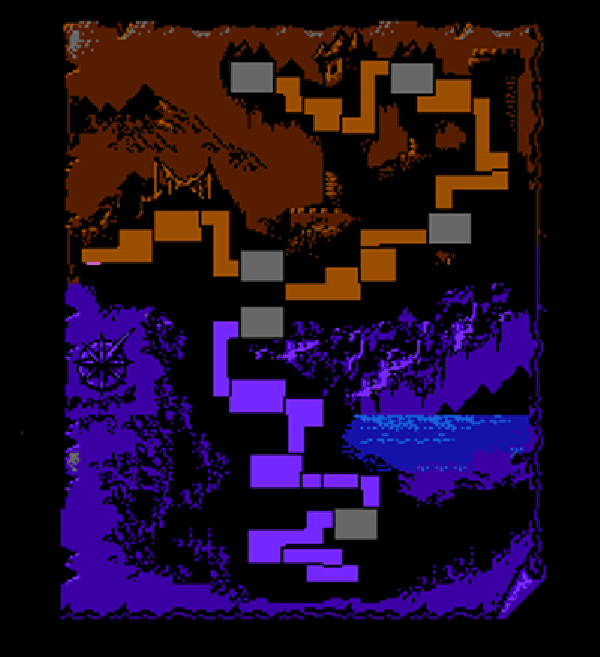 castlevania 3 map