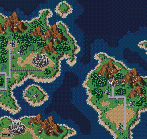 chrono trigger map 1999 AD