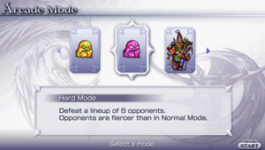 dissidia arcade mode