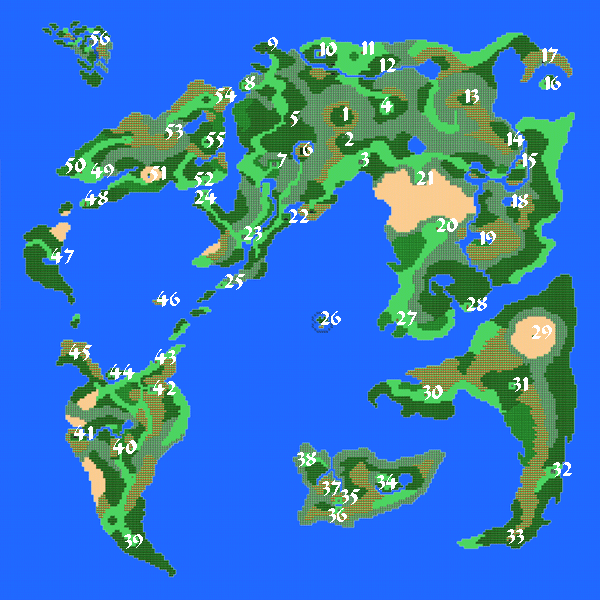 dragon warrior iv world map