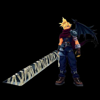 kingdom hearts character cloud