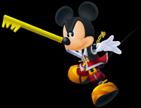 kingdom hearts character king mickey